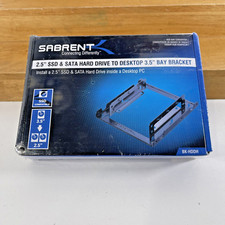 NEW Sabrent 2.5- 3.5 Inch Internal Hard Disk Drive Mounting Bracket Kit BK-HDDH