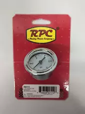 Racing Power Company R5711 1-1/2" Mechanical Fuel Pressure Gauge, 15 PSI
