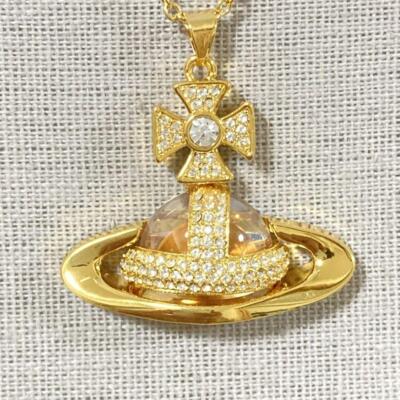 Vivienne Westwood Necklace Orb Gold w/drawstring NO BOX [EJ651 | eBay