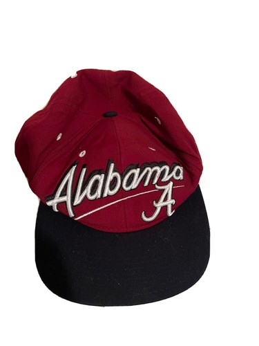 Alabama Snapback Cap Green Flat Brim 