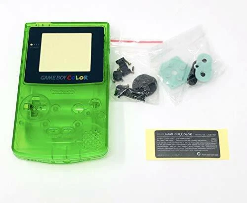 Coque + écran Complet Pour Game Boy Color – Thème Pokémon Green – Neuf