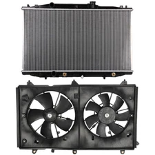 Electric Radiator Cooling Fan Kit For 2003 2004 Honda Accord 2005 2006 2007