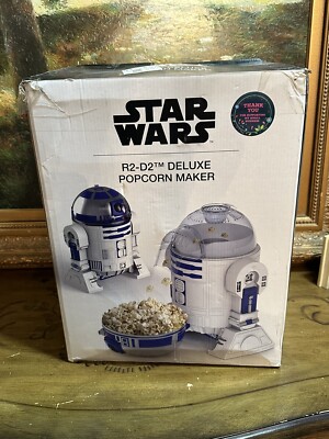Disney Star Wars R2-D2 Popcorn Maker New OPEN BOX By Williams Sonoma RARE UNIQUE