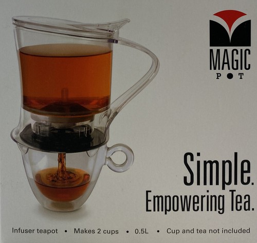 Magic pot loose tea infuser/brewer 