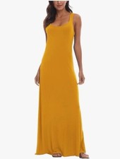 Nearkin Yellow Maxi Dress Size Small NWOT