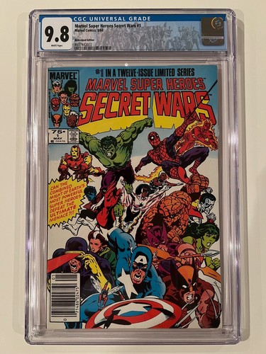 Marvel Super-Heroes Secret Wars #1 CGC 9.8 Near Mint/Mint (WP) NEWSSTAND VARIANT