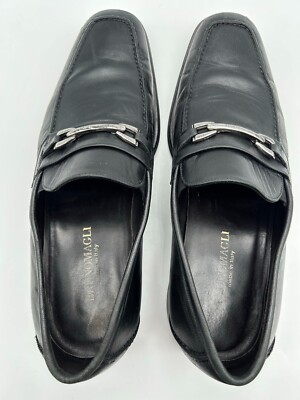 Bruno Magli Mens Renegade Slip on Loafers Shoes Black  display picture 2