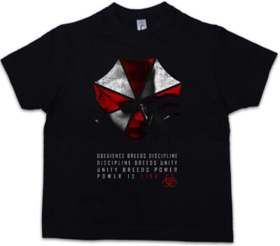 WESKER UMBRELLA Kinder Jungen T-Shirt Resident Corporation Corp Evil Logo Dead