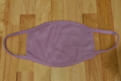 3 Pack - Reusable Cotton Cloth Face Masks (Color Purple)