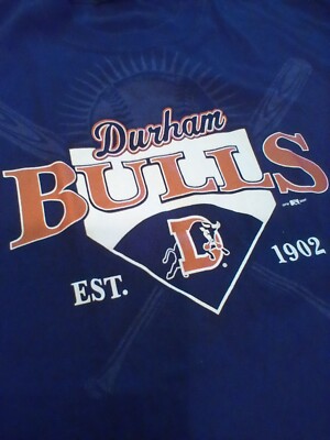 Durham Bulls minor league vintage est 1902 Size L black shirt - Main Image