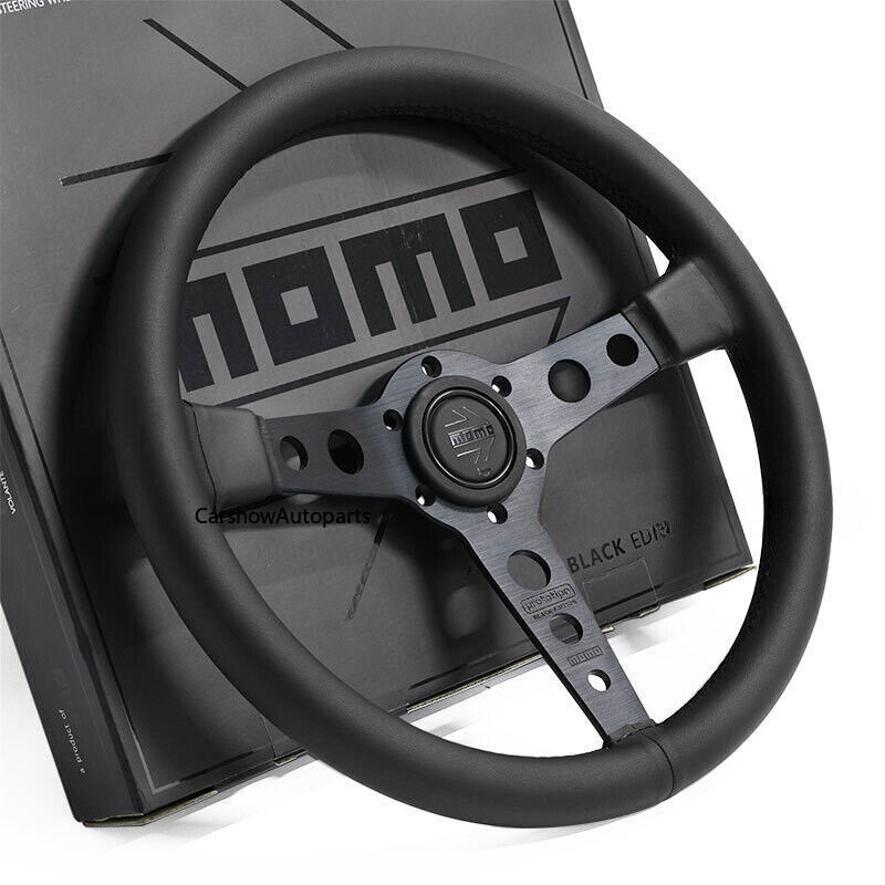 MOMO Black Edition 350 mm/14-inch MOD07 Small-disc sport steering