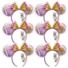 1-6PCS Disney Parks Rapunzel Tangled Pascal Mickey Mouse Ears Minnie Headband