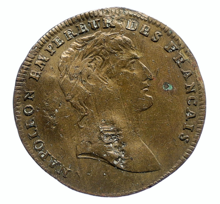 1802 FRANCE under NAPOLEON BONAPARTE Old ATHENA Jeton Token Coin