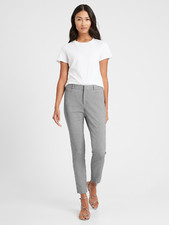 BANANA REPUBLIC Pants 6 SLOAN MID-RISE SKINNY Grey Stretch Slimming Pockets NWT