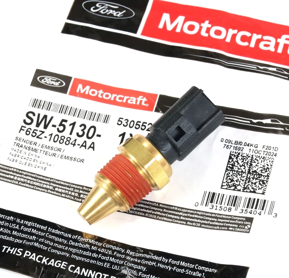 99-03 7.3L Powerstroke Engine Coolant Temperature Switch Sensor OEM Motorcraft - Image 2 of 4