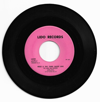 DOO WOP 45 LEE/SOUNDS WHAT IS THIS THING CALLED LOVE ON LIDO STRONG VG ORIGINAL