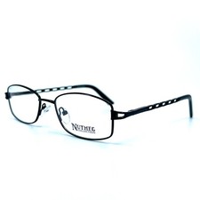 Nutmeg Collection Eyeglasses NM250 BK black Round Full Rim Frames 50[]17 135 mm