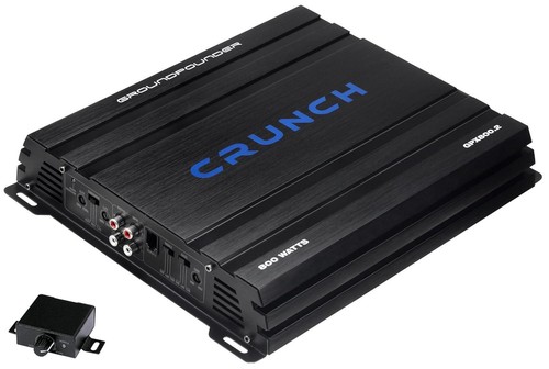 Crunch GPX800.2 2-Kanal Verstärker 800 Watt mit Basspegel Fernbedienung - Bild 2 von 6