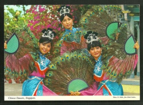 Singapore Dancers BEAUTIES Feathers Costume J Hinde 70s - Picture 1 of 1