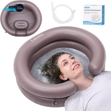 Portable Inflatable Hair Washing Basin for Bedridden Wash Hair in Bed with