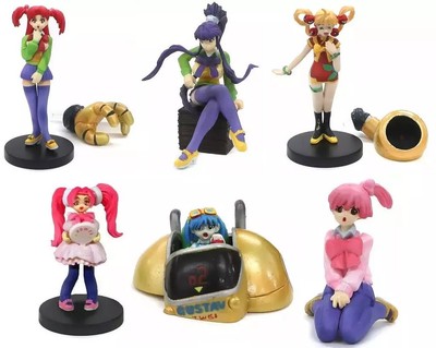 Trading figure set of 6 colored versions Aiken Small Collection 1st