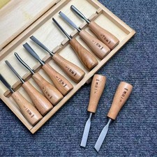 Wood Carving Chisel Set 10-Piece Hand Engraving Woodworking Tool Kit