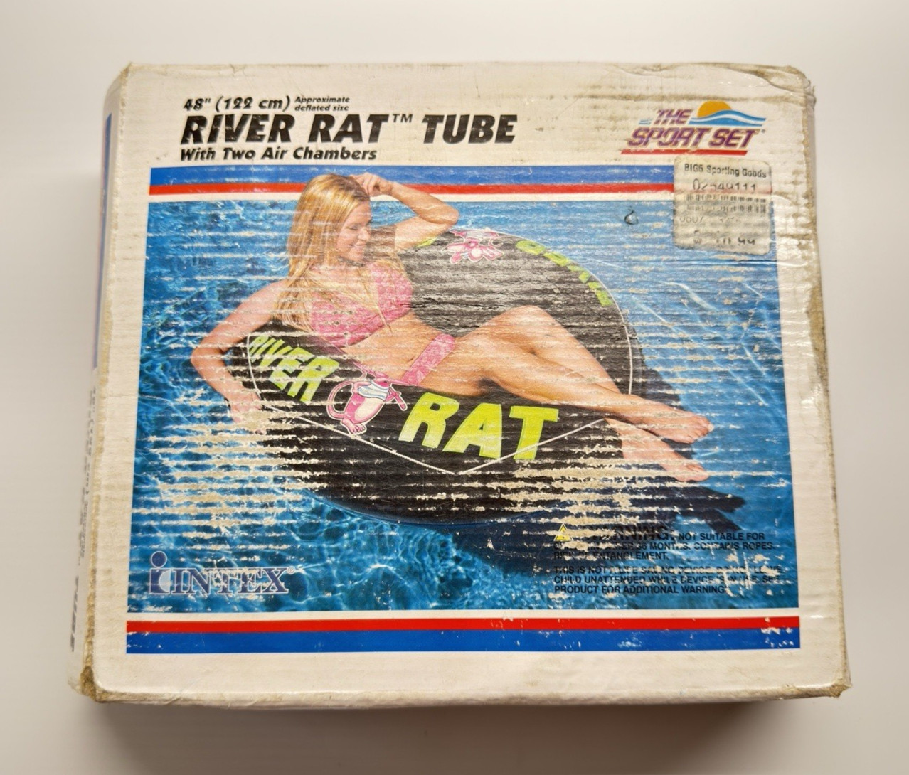 River Rat Vinyl Tube 48&rdquo; By Intex Recreation The Sport Set