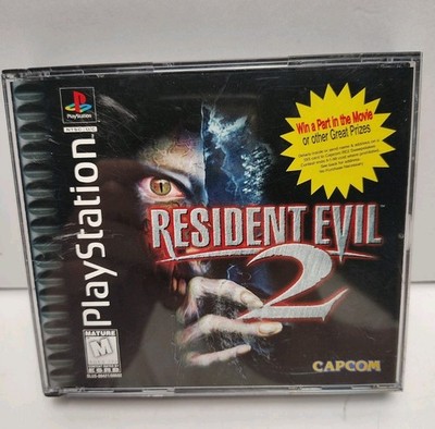 Resident Evil 2 (Sony PlayStation 1 PS1, 1998) INCOMPLETE NO MANUAL OR DISC 2