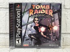 Tomb Raider: Chronicles Playstation 1 PS1 Complete CIB Reg. Card Refurbished