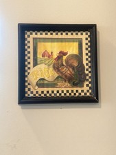 vintage framed wall art