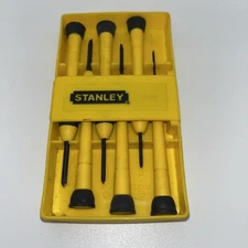 Stanley Precision Screwdriver Set #66-052 Tools 6 Piece Assorted Set Used