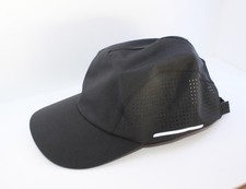Black Running Hat Lightweight Breathable Sports Cap Adjustable Unisex
