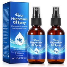 Huile de magnésium naturelle bio en spray 60ml, reconstituer le magnésium du ...