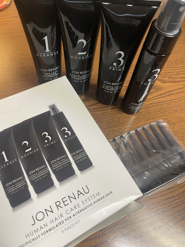 Jon Renau Human Hair Care System 5 Piece Kit for Human Hair Wigs NIB