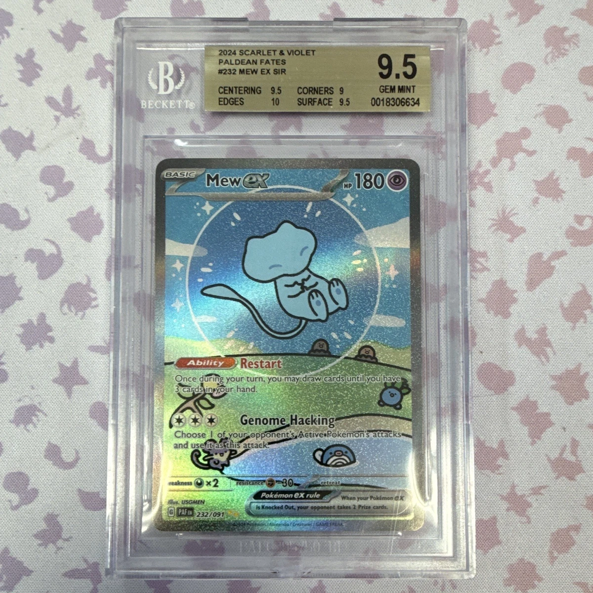 Pokémon TCG Beckett Grading Services (BGS) 9.5 Graded Individual