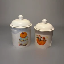 Storage Containers Celebrate It,  Canisters, Ceramic, Kitchen NWT-Read Descrptio