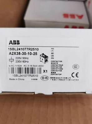 1PC New   A2X38-30-10 A2X38-30-10-25 1SBL241077R2510 220-230V Contactor Brand #m