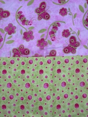 2 Coordinating Bug A Boo Fabrics Susan Winget Cotton 44'' 1 Yard Each