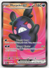 morpeko pokemon card price [Holo] #121 Prices | Paradox Rift Evolves from null Ability Snack Seek Once during your turn Morpeko Card Prices & Value
