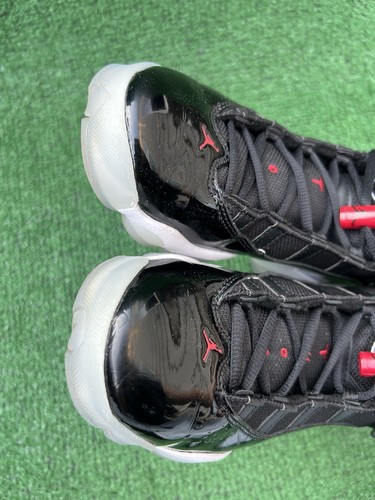 Jordan 6 Rings Black White Gum Red 323419-064 GS Size 6Y Pre-owned No Box - Picture 9 of 18