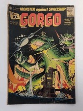 Gorgo 4 - Steve Ditko cover! MONSTER vs SPACESHIP 1961 Charlton Comics