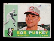 1960 Topps #4 BOB PURKEY Cincinnati Reds PR