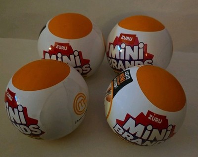 4x Zuru Mini Marken Create Masterchef Kapseln Brandneu & Versiegelt KOSTENLOSER UK-VERSAND