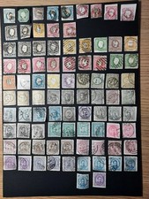 LOT timbres du Portugal à partir de 1853, la plupart oblitérée. 