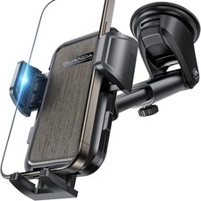 Car Phone Holder Mount Military Grade Stable 360 Rotatable Suction Cup Car
