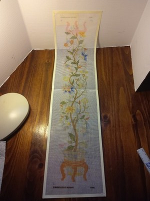 Vintage Brentwood Designs Canvas, Canton Vine Bell Pull, 6092