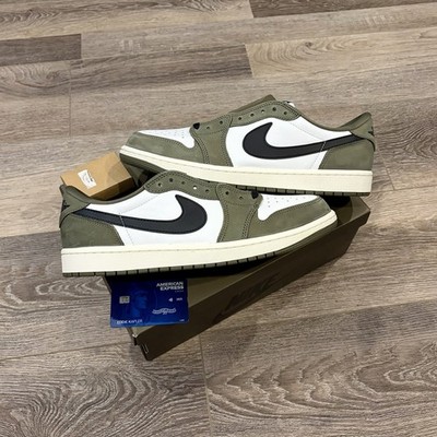 Air Jordan 1 Low OG 'Medium Olive  (HQ6998-200) Multiple Men's & Kid's Sizes New
