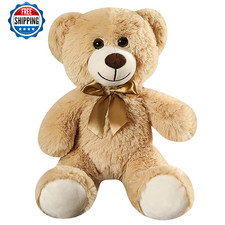 Wgxzyq 12" Light Brown Teddy Bear Stuffed Animal Plush Toy Birthday Gift