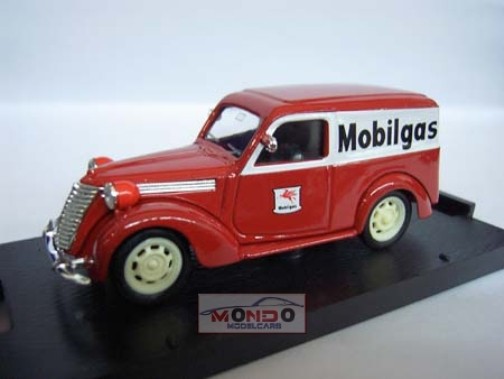 1:43 Brumm Fiat 1100 Furgone Mobilgas 1956 - R344 Auto Diecast Modellbau-image