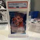 Patrick Mahomes II [Rated Rookie] #177 2017 Panini Donruss Optic PSA 9 Chiefs